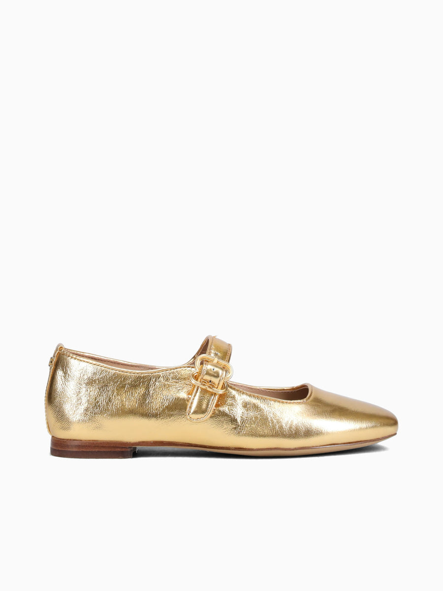 Michaela Medallion Gold Metallic Gold / 5 / M