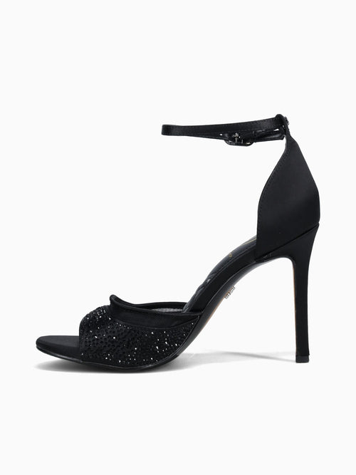 Krissa Black Satin Black / 5 / M