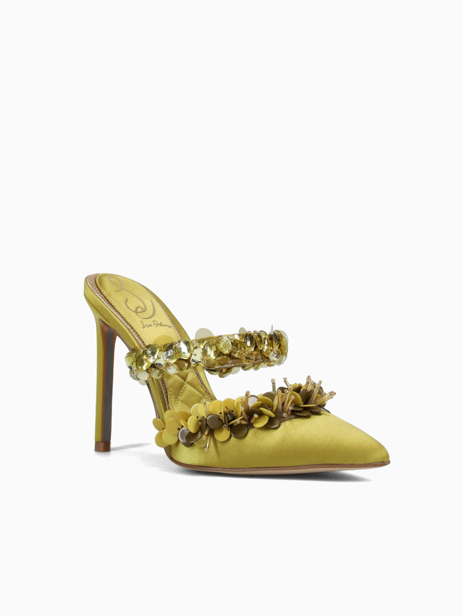 Athena Dark Pear Satin Yellow / 5 / M