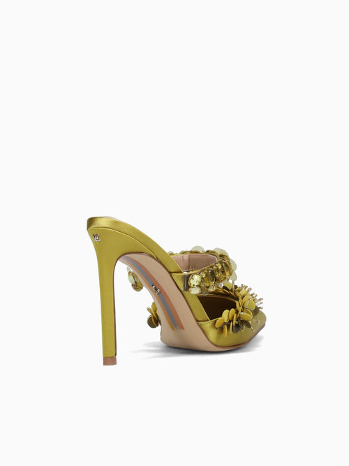 Athena Dark Pear Satin Yellow / 5 / M