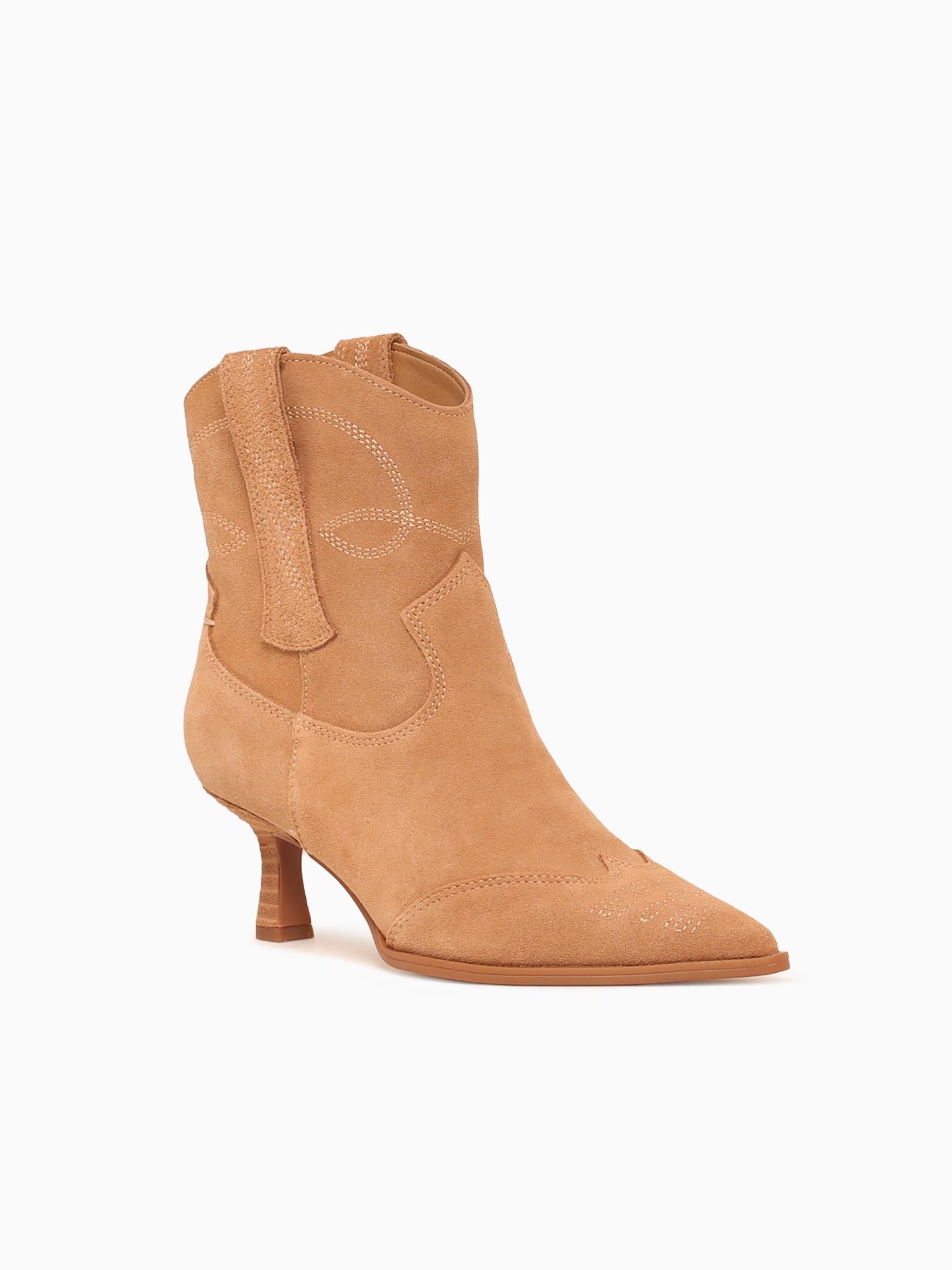 Yolanda Golden Caramel Suede Natural / 6 / M