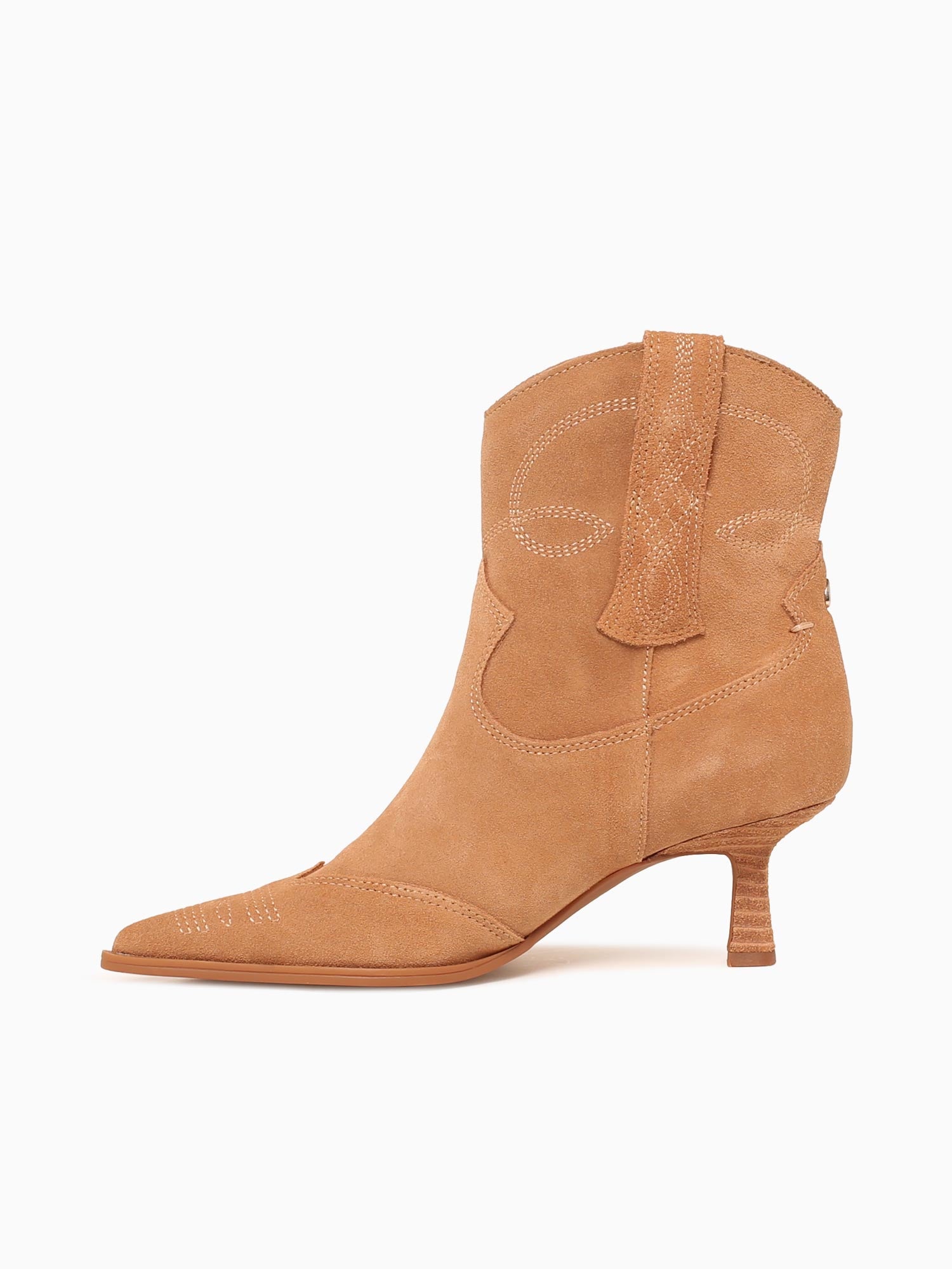 Yolanda Golden Caramel Suede Natural / 6 / M