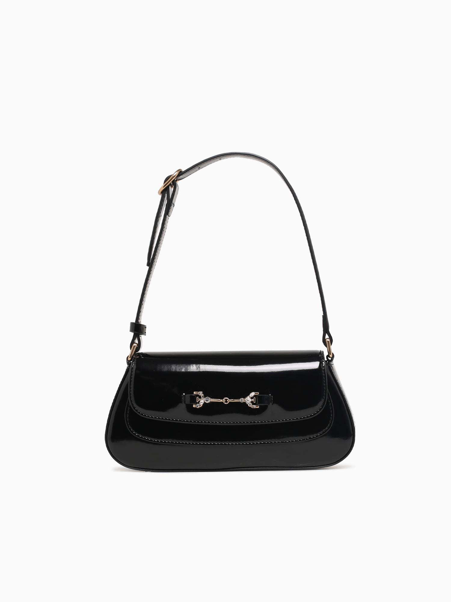 Loraine Small Shoulder Bag Black Black