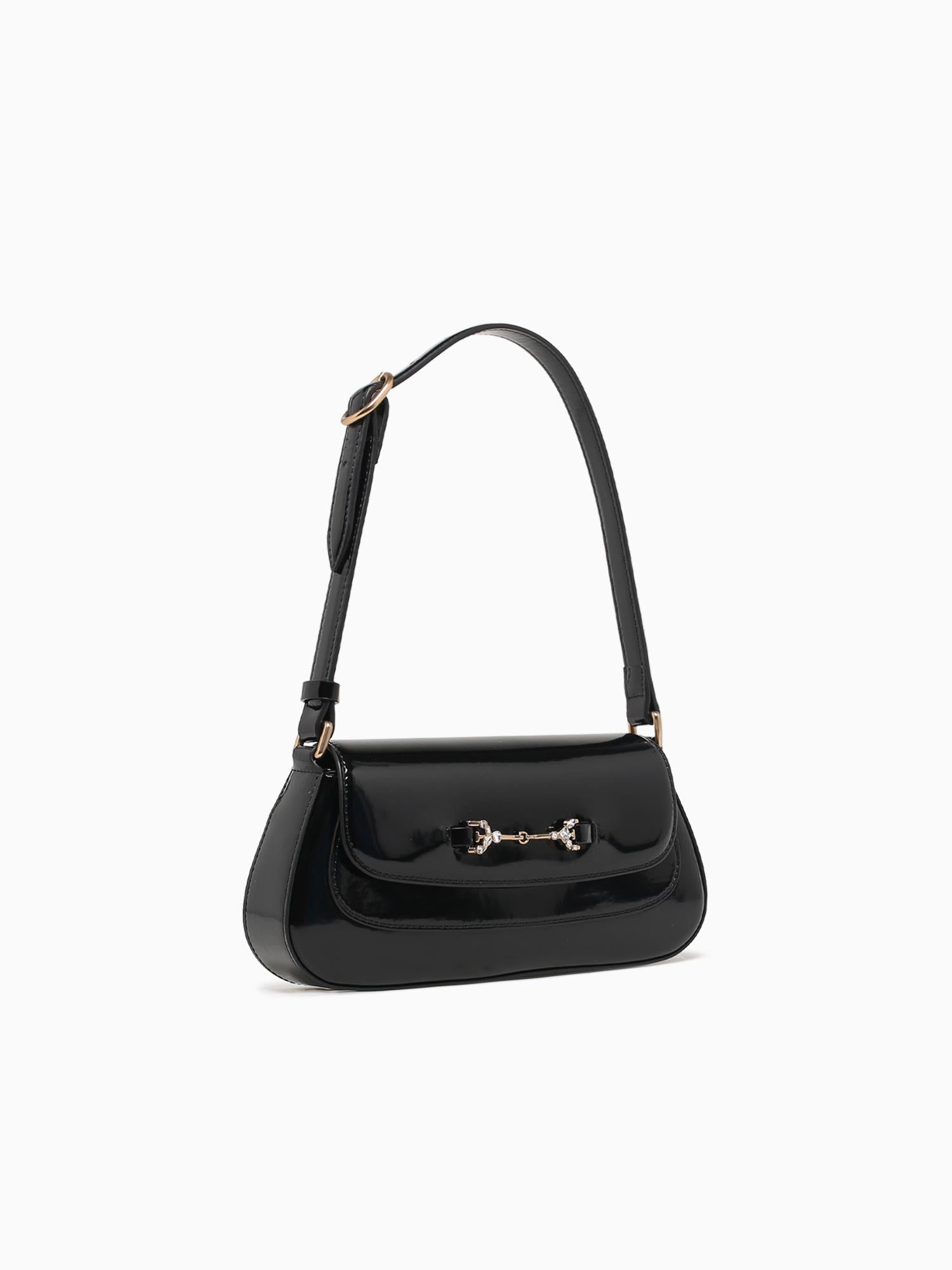 Loraine Small Shoulder Bag Black Black