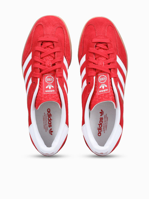 Gazelle Indoor Red White suede Red / 4 / M