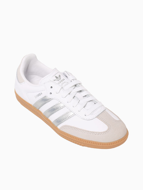 Samba Og Cream White Silver leather White / 4 / M