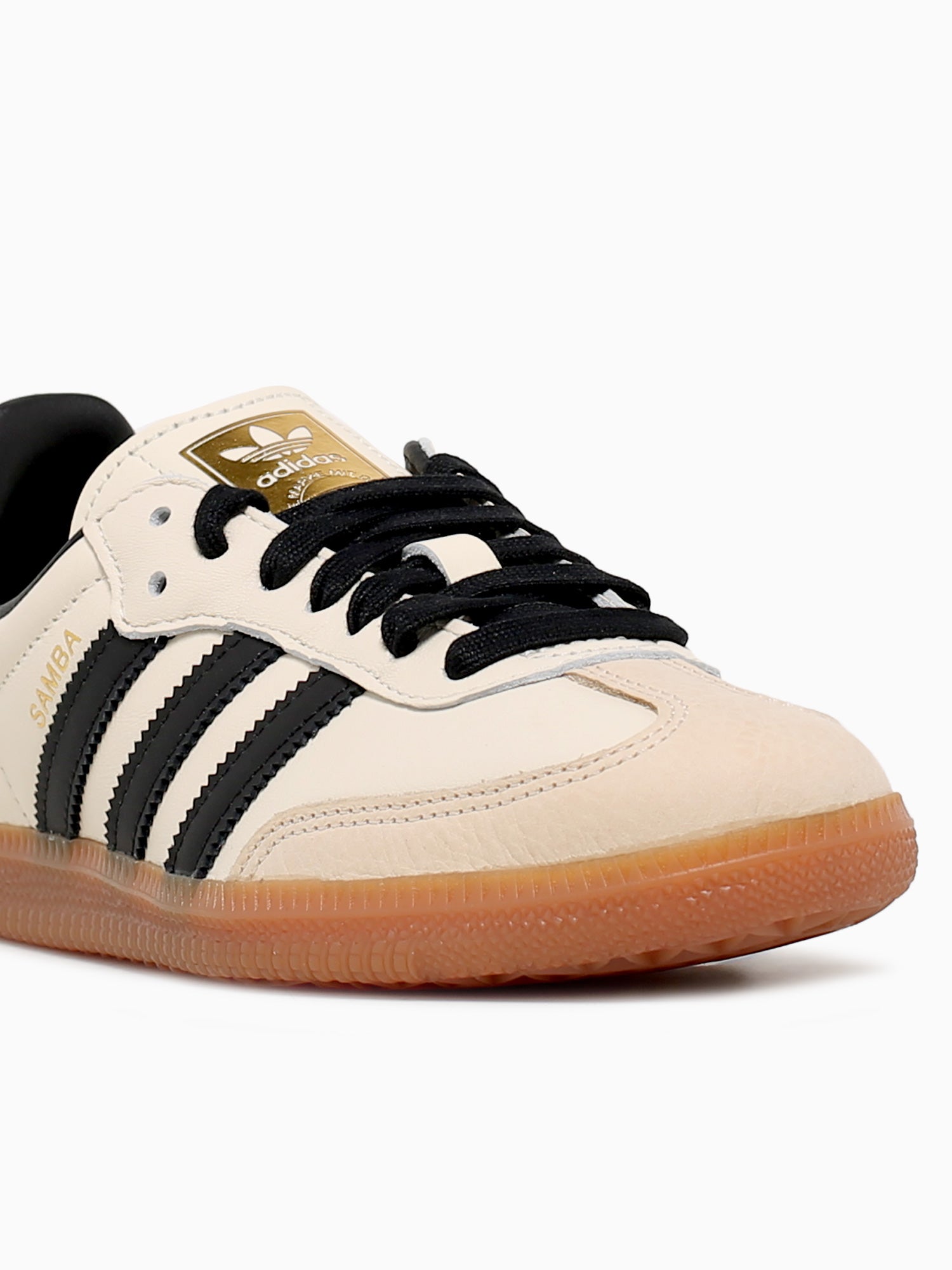 Samba Og Cream White Black leather– La Favorita