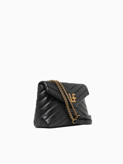 Lf Shoulder Bag Black Leather Black