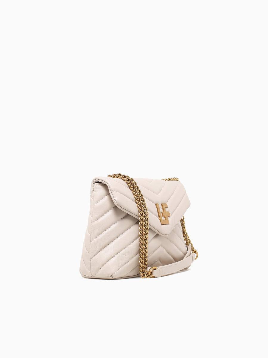 Lf Shoulder Bag Off White Leather Off White