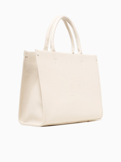 Lf Tote Bag Bone White Leather