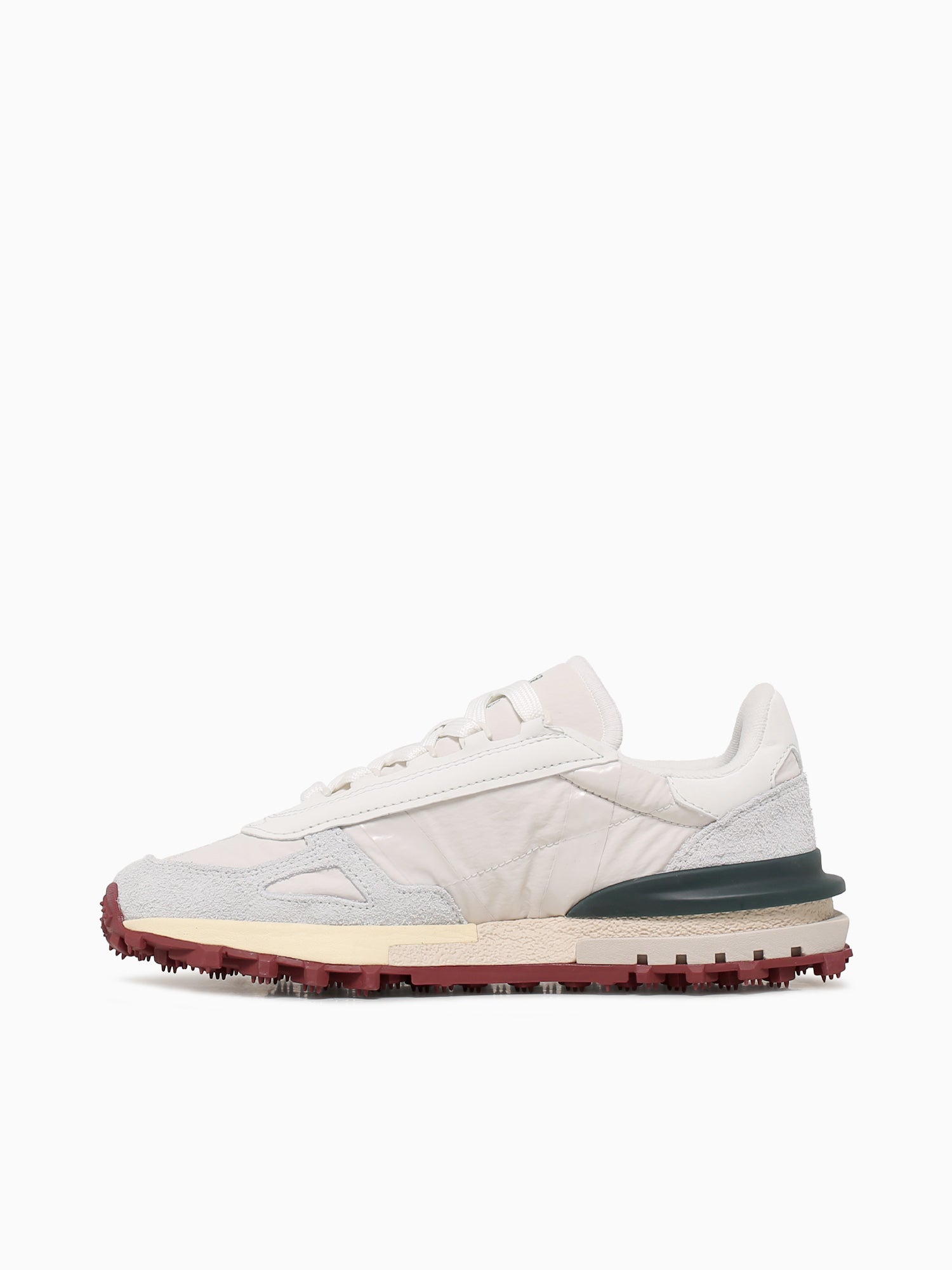 Elite Active Off Wht Dk grn nylon Off White / 7 / M