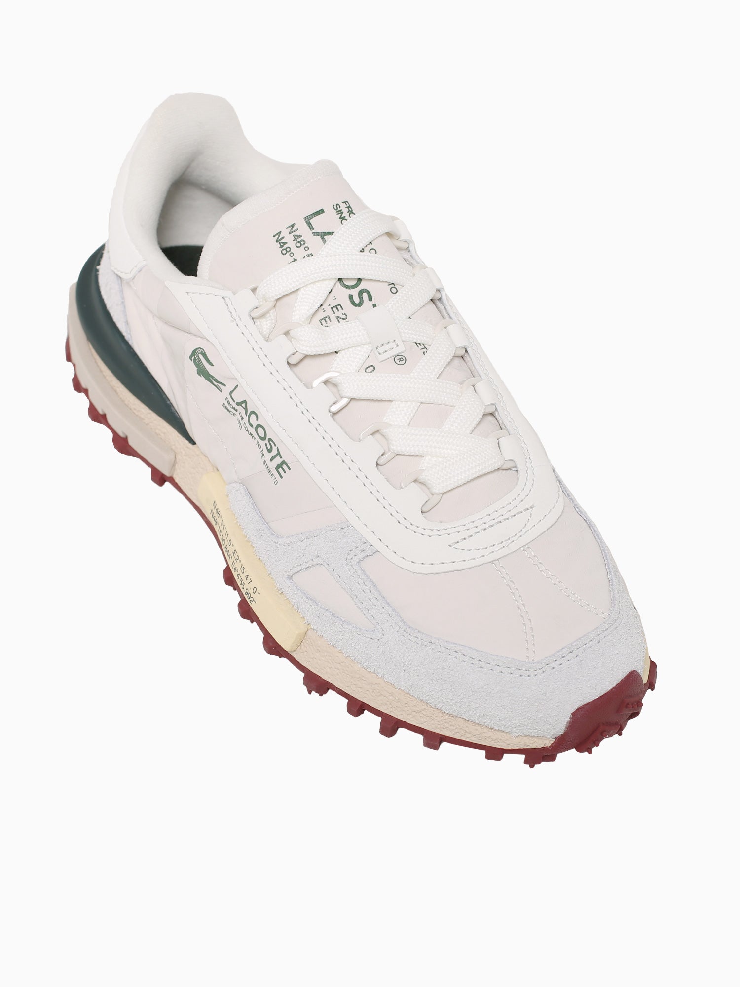 Elite Active Off Wht Dk grn nylon Off White / 7 / M