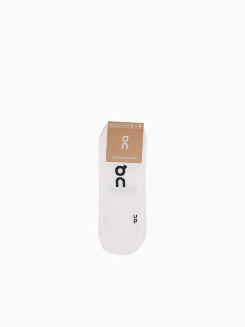 Core Run Sock Low 2p White Cotton White / XS