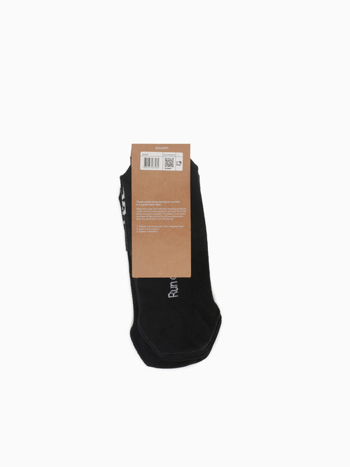 Logo Sock Mid 3p Black Cotton Black / XS