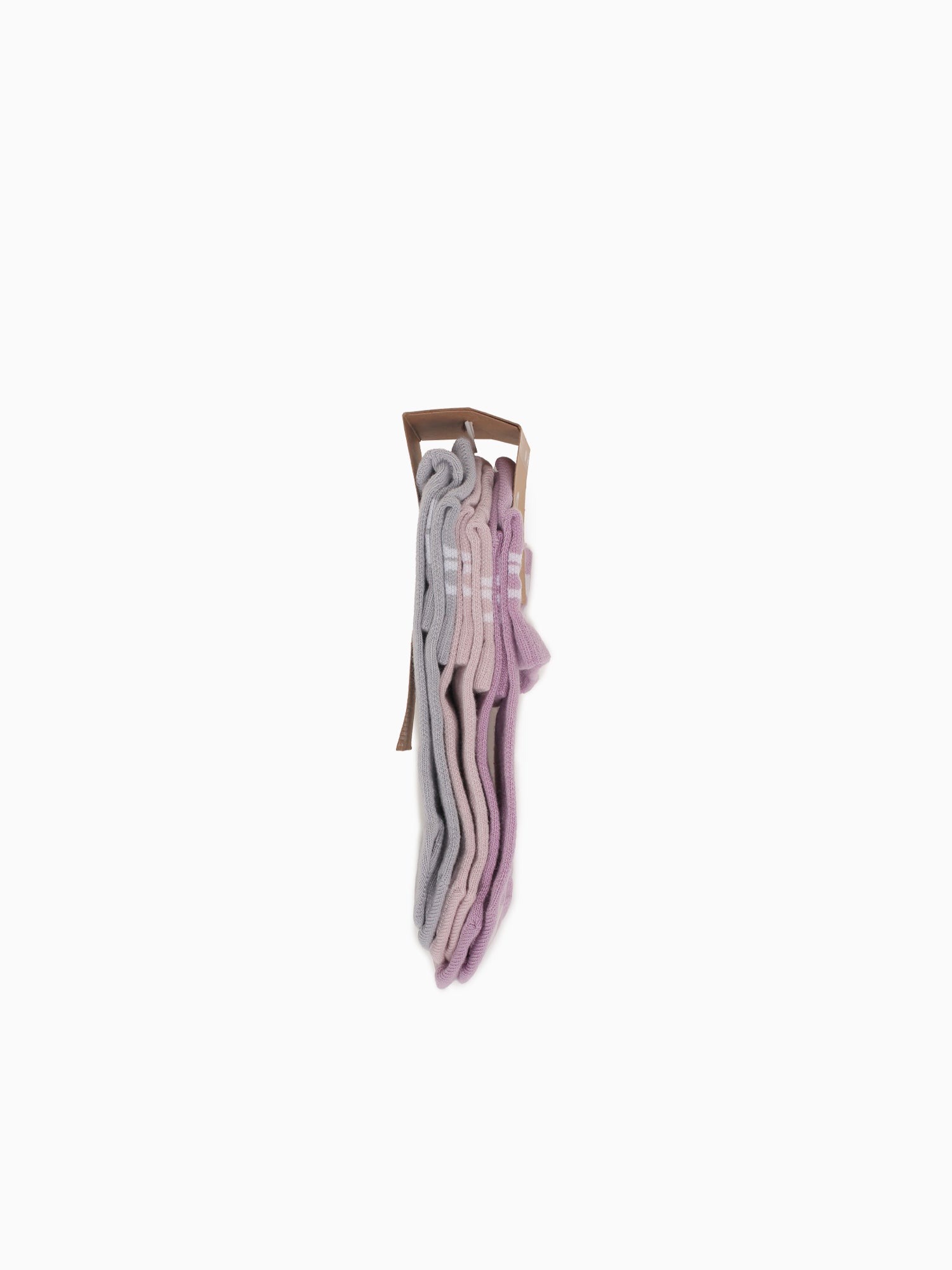 Logo Sock Mid 3p Mauve Lavendula cotton Light Purple / XS