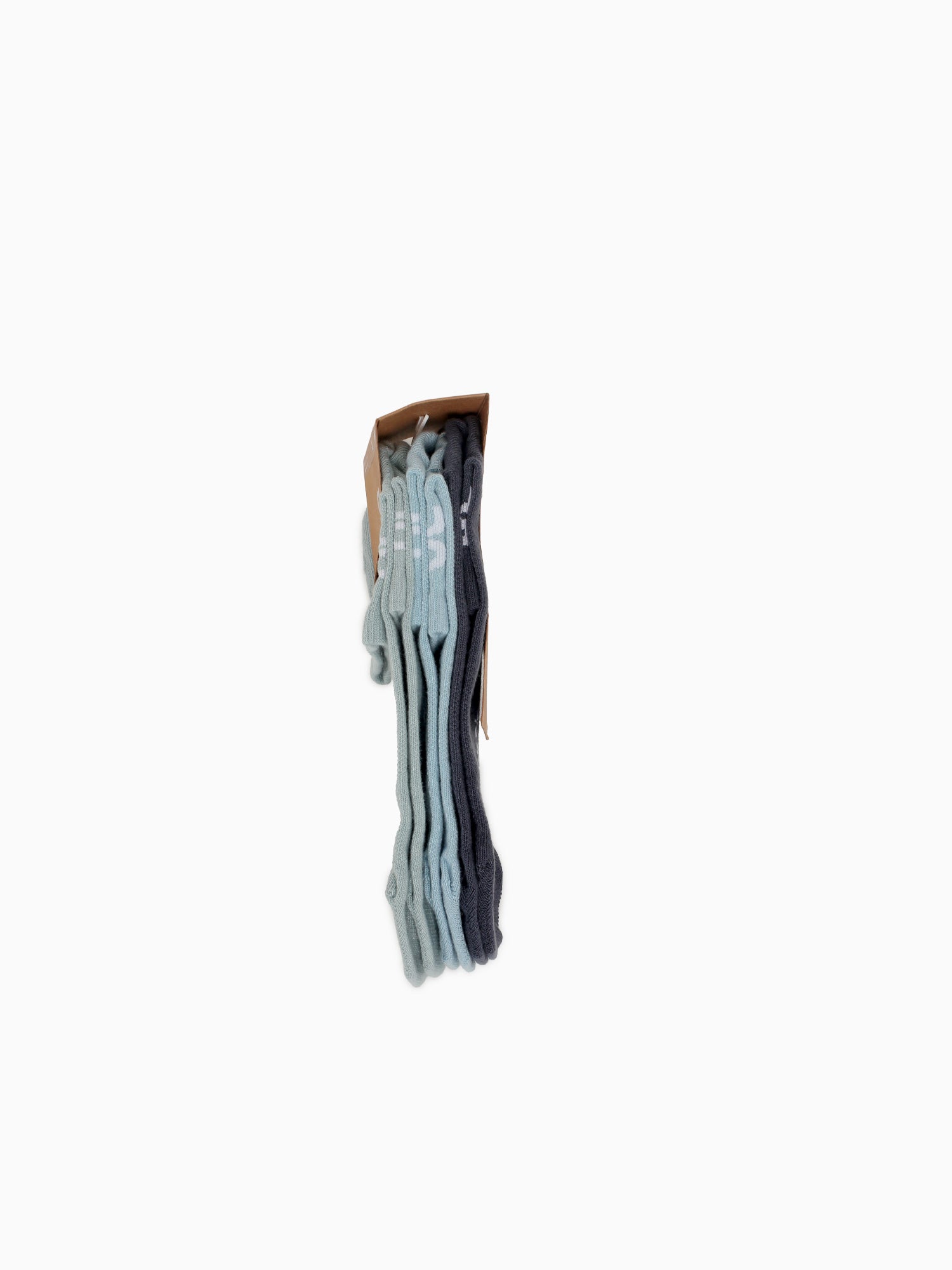 Logo Sock Mid 3p Wash Navy cotton Navy / XS