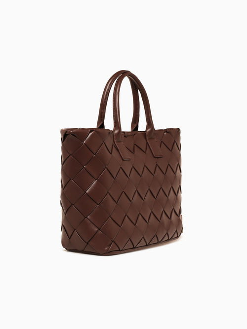 Adeline Tote Bag Espresso Dark Brown