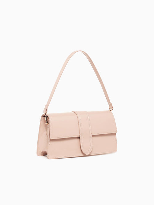 Violet Shoulder Bag Natural Patent