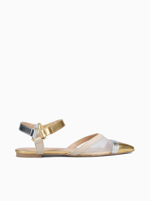 Kiki Ouro Prata Offwht cristl Velluto Gold / 5 / M