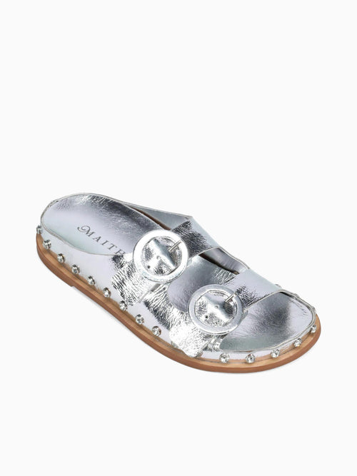 Mayah Prata Leather Silver / 5 / M