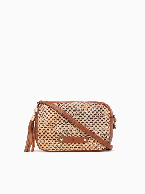 Sparta Crossbody Cuoio Scuro Leather Tan