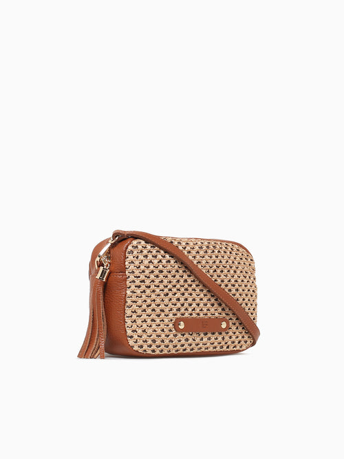 Sparta Crossbody Cuoio Scuro Leather Tan