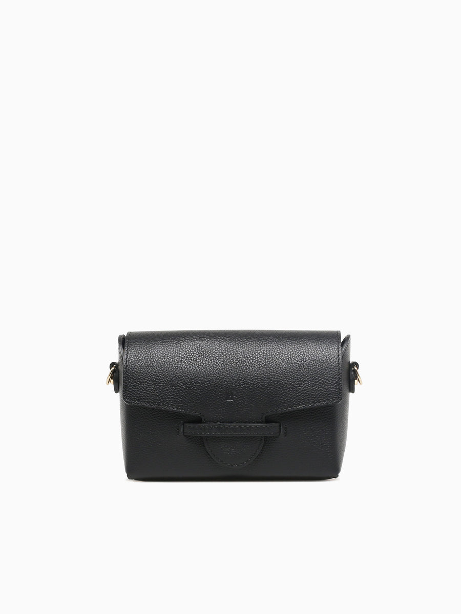 Caro Crossbody Nero Leather Black