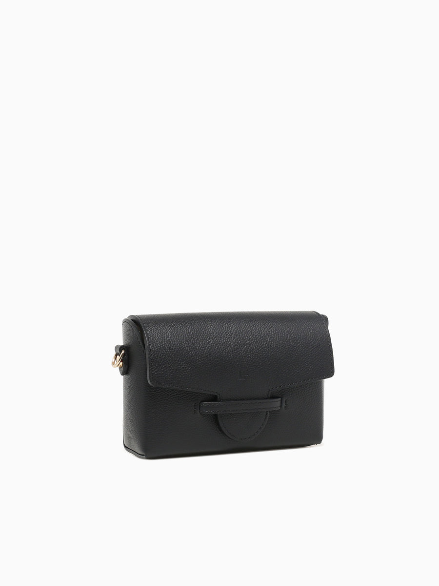 Caro Crossbody Nero Leather Black