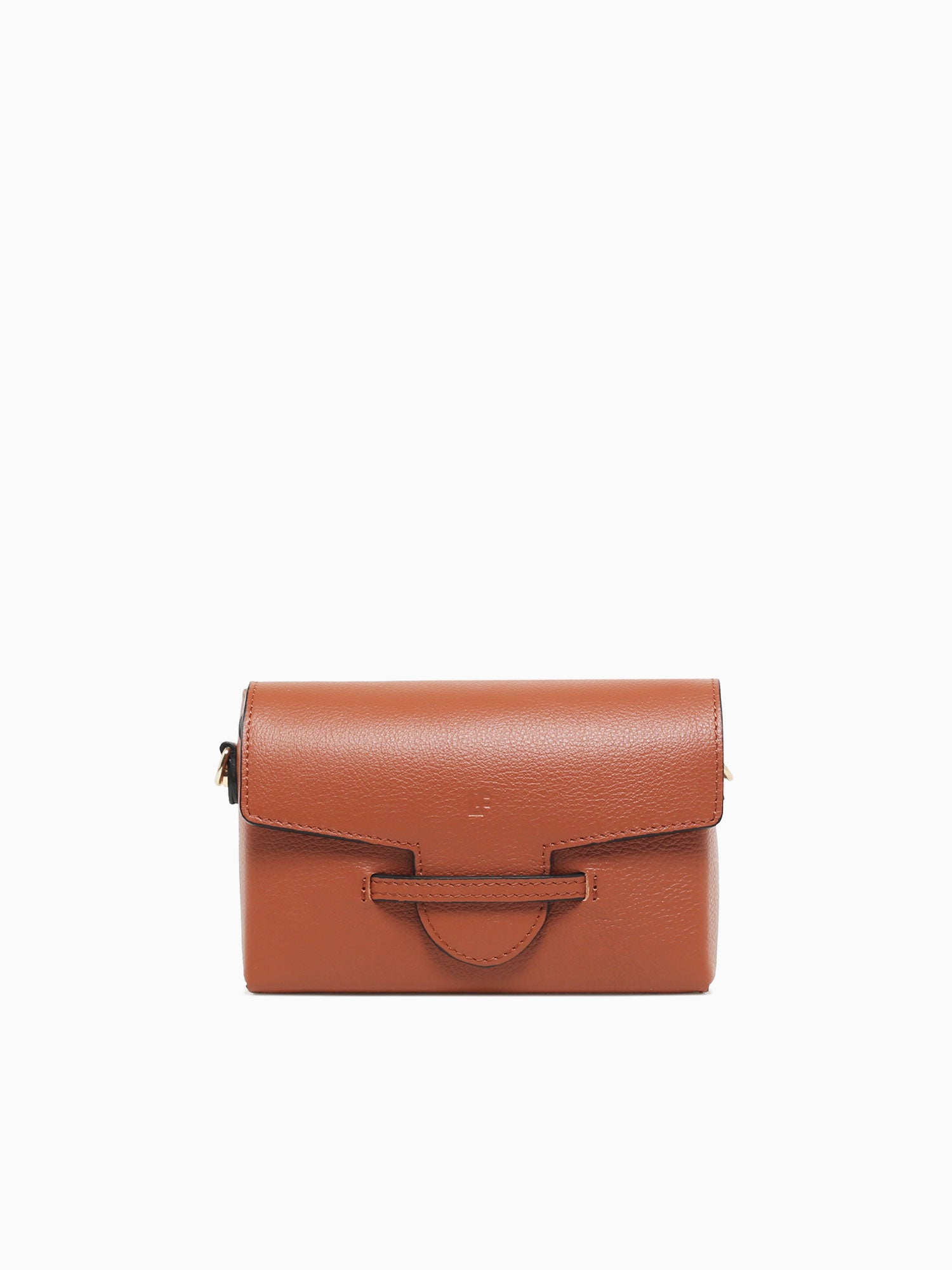 Caro Crossbody Cuoio Bruno Leather Tan