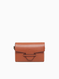 Caro Crossbody Cuoio Bruno Leather Tan