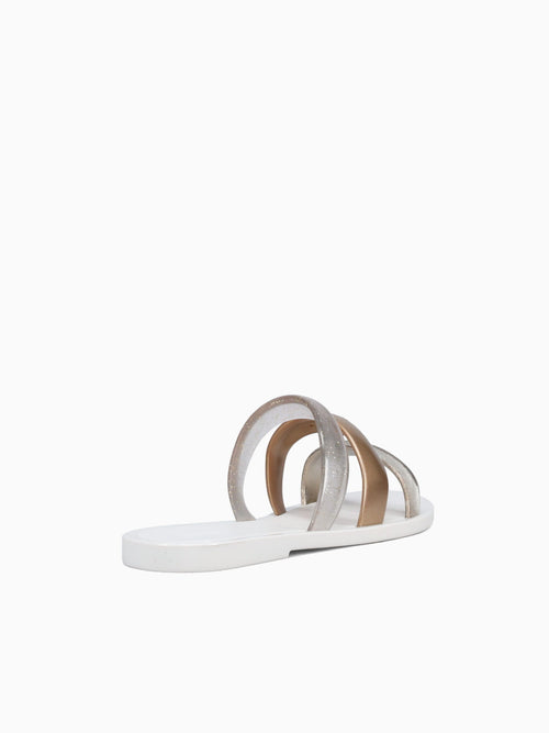 Eclipse Slide Bronze Gold White jelly White / 5 / M