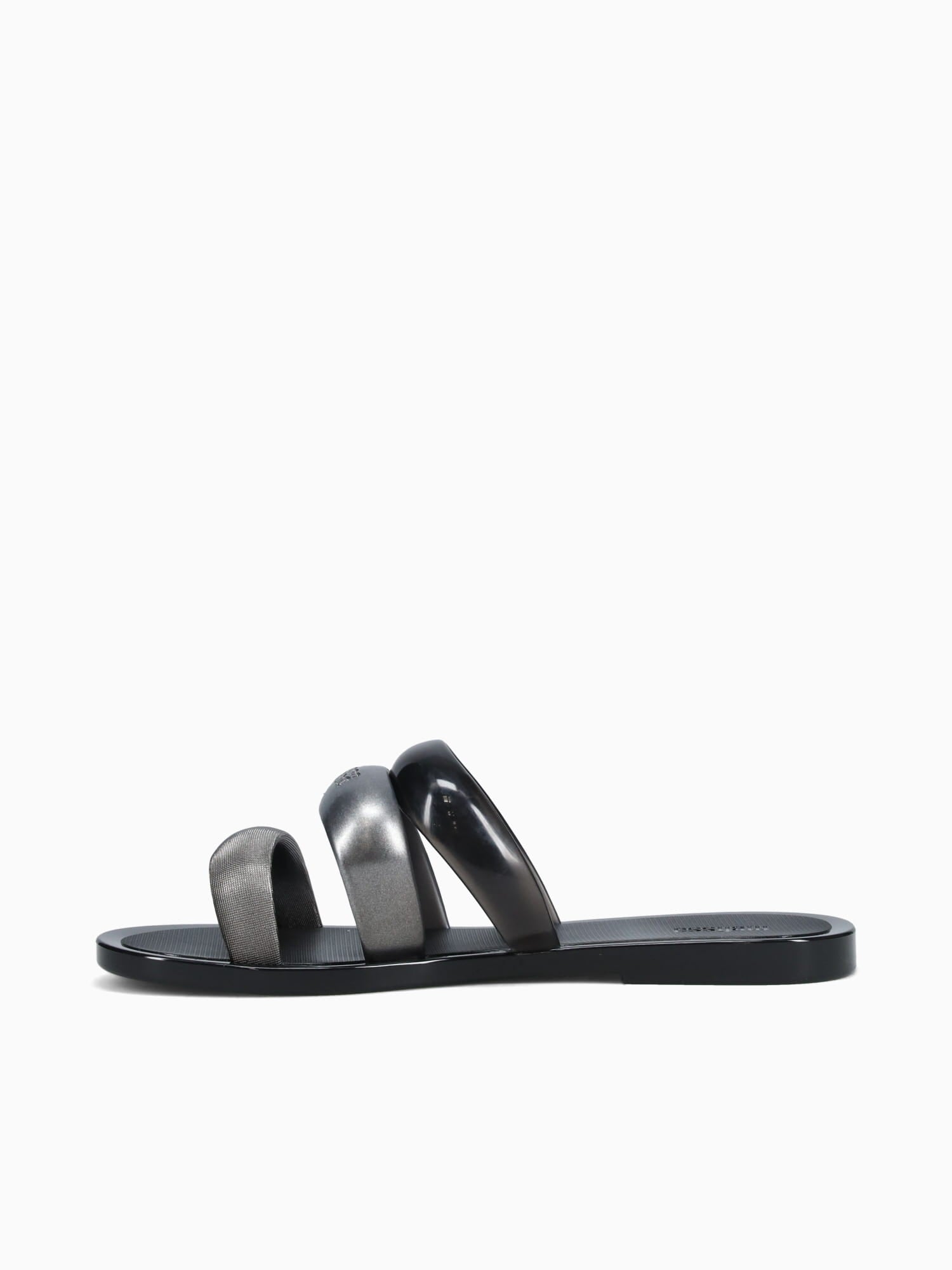 Eclipse Slide Silver Black jelly Silver / 5 / M