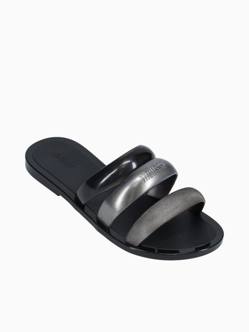 Eclipse Slide Silver Black jelly Silver / 5 / M