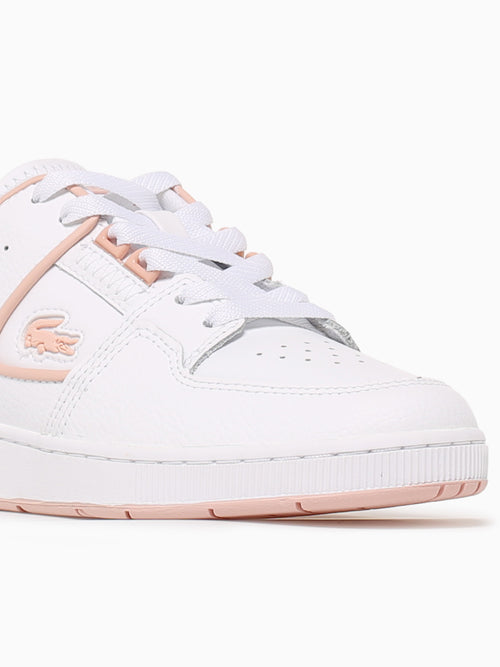 Court Cage Wht Ltpnk leather White / 5 / M