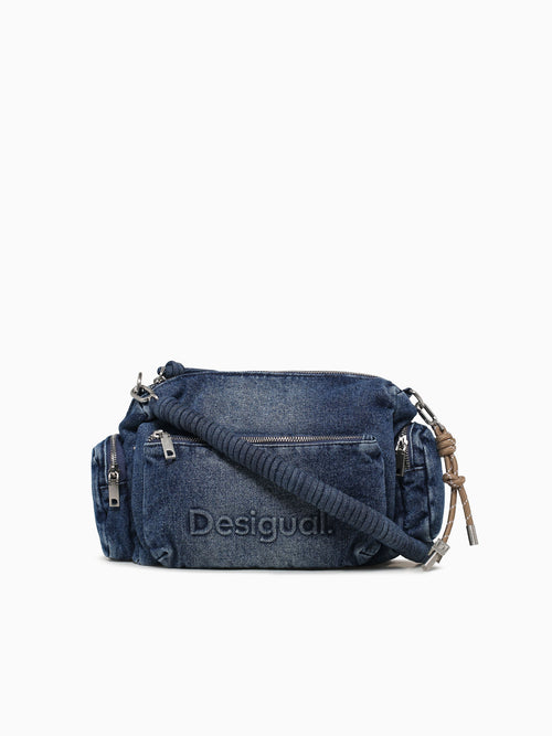 Half Logo Denim Habana Denim Medium Wash Blue