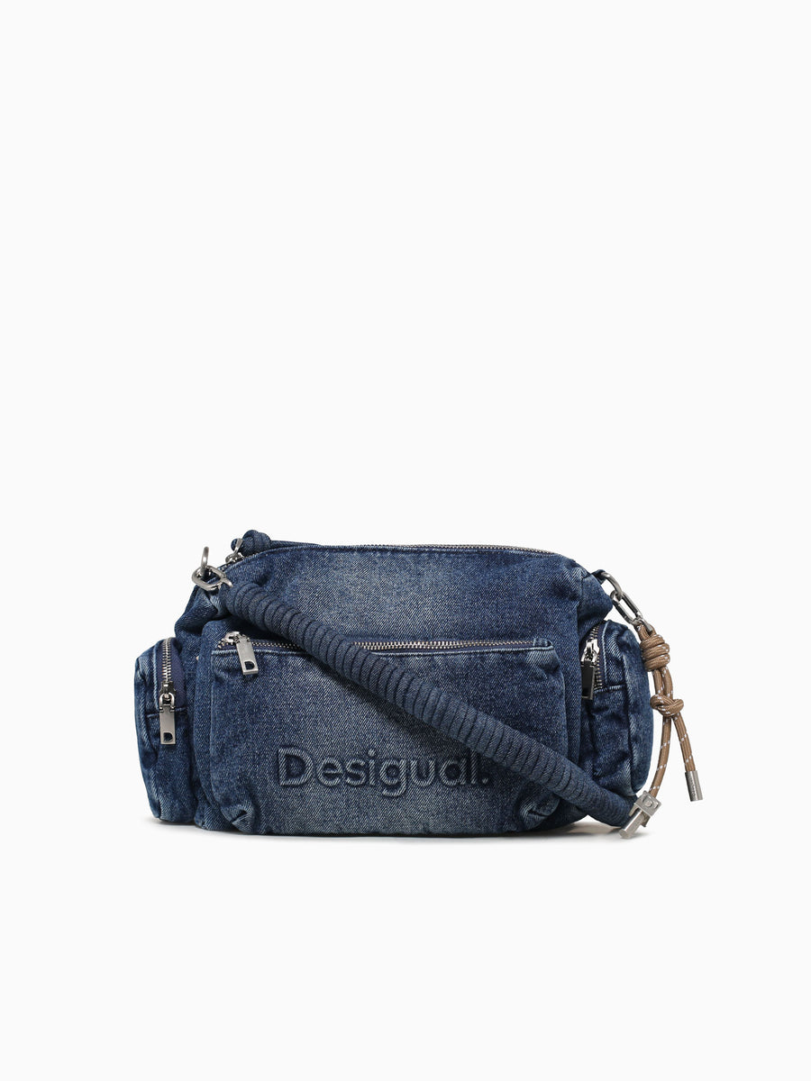 Half Logo Denim Habana Denim Medium Wash Blue