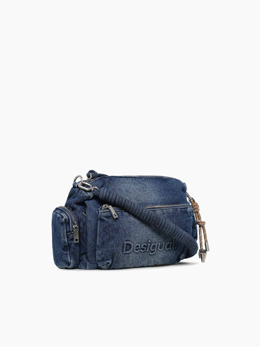 Half Logo Denim Habana Denim Medium Wash Blue