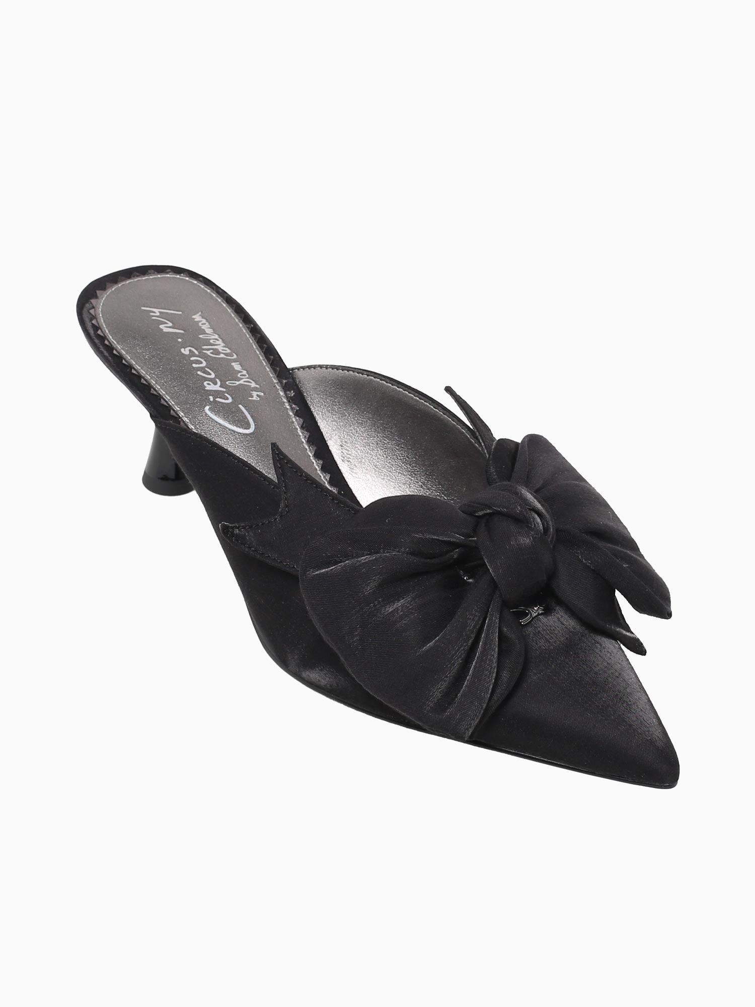 Fiona Black Satin Black / 5 / M