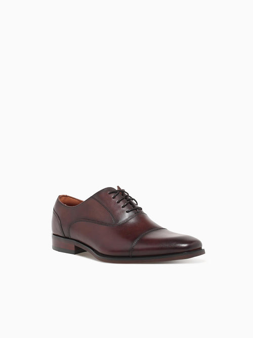 Sorrento Lux Cap Toe Bal Brw Smmoot Lea Brown / 7 / M