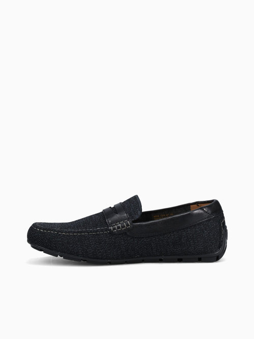 Motor Knit Moc Toe Peny Blk Blk knit Smo Black / 7 / M