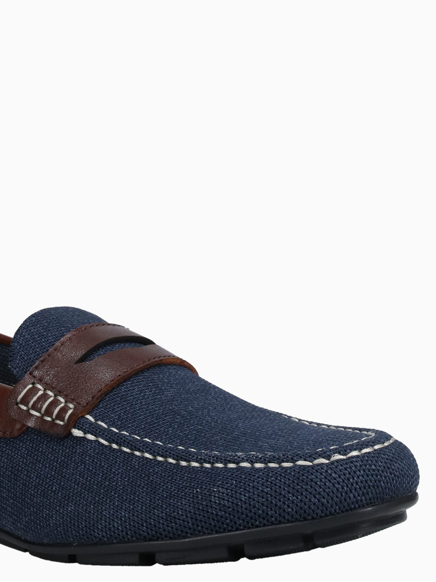 Motor Knit Moc Toe Peny Navy Brown knit Navy / 7 / M