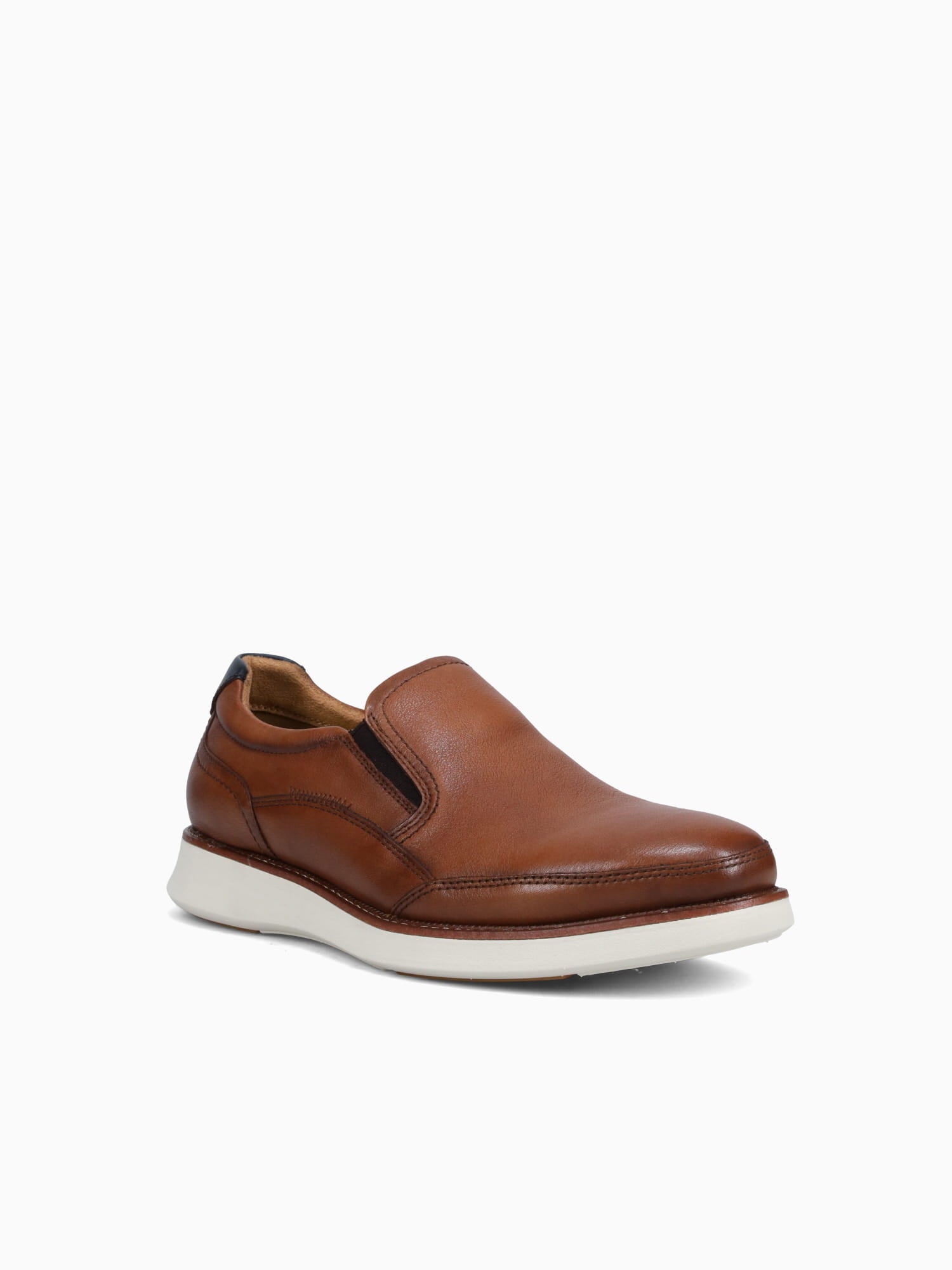 Launch Moc Toe Slip On Cognac Nvy leathe Cognac / 7 / M