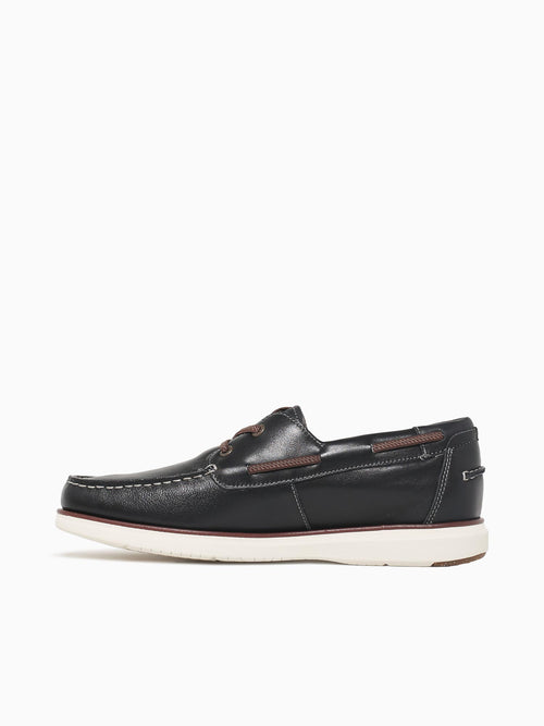 Tropics Moc Toe Boat Navy Chestnut leath Navy / 7 / M