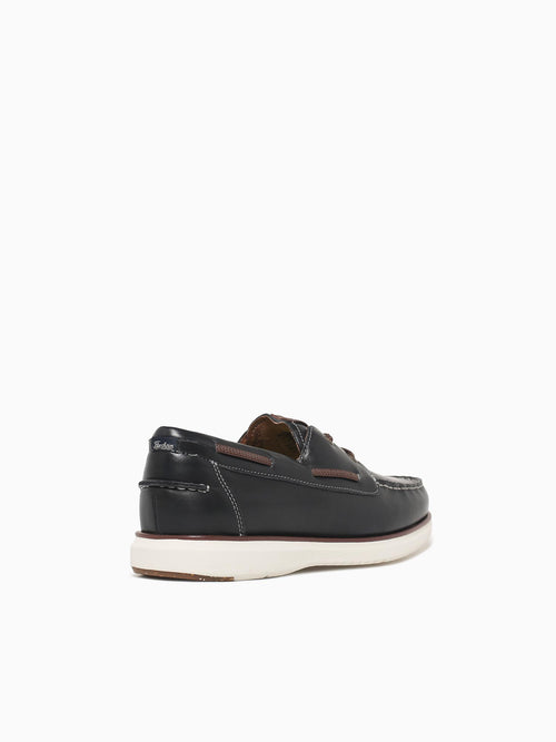 Tropics Moc Toe Boat Navy Chestnut leath Navy / 7 / M