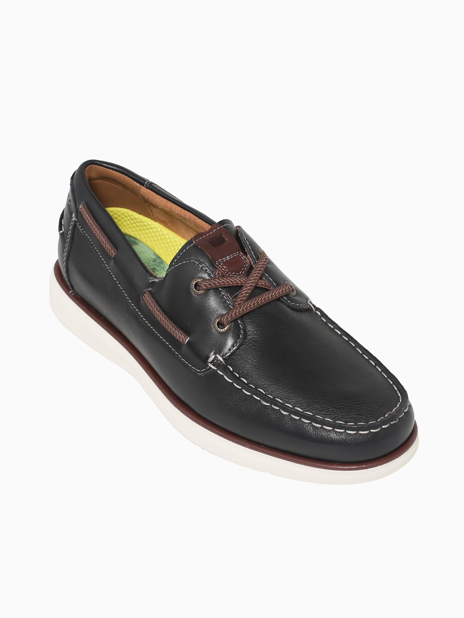 Tropics Moc Toe Boat Navy Chestnut leath Navy / 7 / M