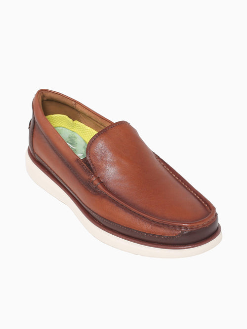 Tropic Moc Toe Venetian Cognac Chest lea Cognac / 7 / M