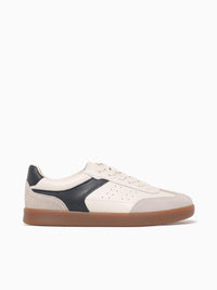 Pace Ttoe Sneaker Bone Multi Leather White / 7 / M