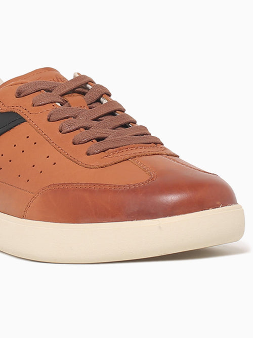 Pace Ttoe Sneaker Cognac Multi Leather Cognac / 7 / M