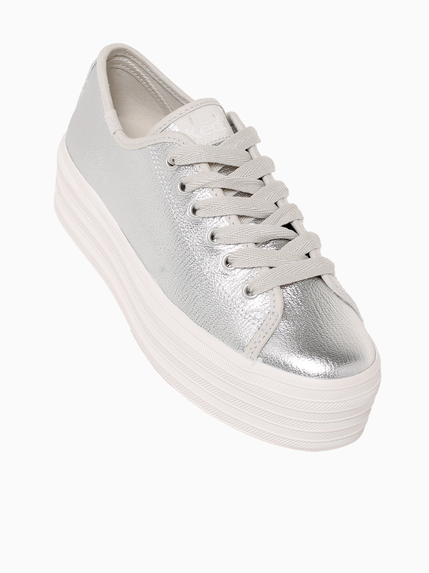 Triple Up Washed Silver Metallic Silver / 5 / M