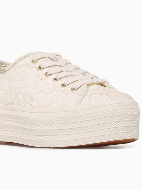 Triple Up Lace Cream Lace Cel Off White / 5 / M